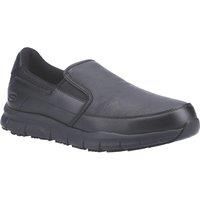 Skechers Nampa Groton Mens Slip On Slip Resistant Work Shoes