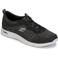 Skechers Arch Fit Refine Womens Trainers Black/White 3 UK