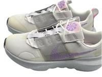 Nike Crater Impact Trainers GS Size 6 UK Womens WHITE LILAC GREY FOG
