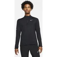 NIKE DD4756 M NK DF ELMNT TOP HZ Sweatshirt mens black/reflective silv S
