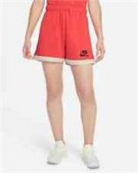 Nike Sportswear Heritage Women's Relaxed-Fit Gym Tennis Fleece Shorts, Pink, M