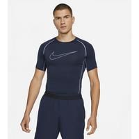 Nike Pro Dri-FIT Men's Tight-Fit Short-Sleeve Top - Blue