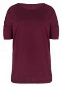 Nike Yoga Women's DRI-FIT Short Sleeve Top Red/ Burgundy XS- CJ9326638 New