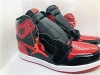 Jordan 1 Retro OG High Patent Bred Size 9 DS 555088 063 Nike NEW