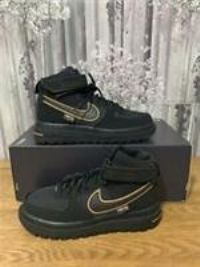 nike air force 1 boot adult size uk6.5 eu40.5 us7.5 DO6702-001 Black/wheat