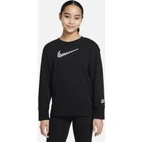 Nike Sportswear Older Kids' (Girls') French Terry Sweatshirt - Black