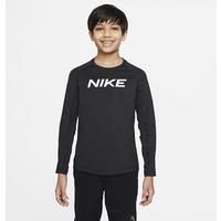 Nike Older Boys Dri-Fit Long Sleeve Top - Black
