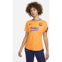 F.C. Barcelona Women's Nike Dri-FIT Pre-Match Football Top - Orange