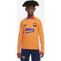 F.C. Barcelona Strike Older Kids' Nike Dri-FIT Football Drill Top - Orange