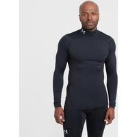 Under Armour mens ColdGear Armour Compression Mock , Black (001)/White , X-Large