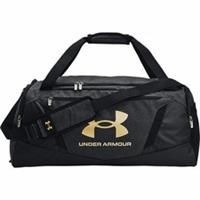 Under Armour UA Undeniable 5.0 Water Repellent Medium Duffle Bag Travel Holdall Black/Metallic Gold