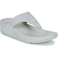 FitFlop  LULU SHIMMER TOE POST  women's Flip flops / Sandals (Shoes) in Silver