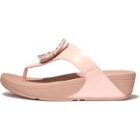 FitFlop  LULU CRYSTAL-CIRCLET LEATHER TOE-POST SANDALS  women's Flip flops / Sandals (Shoes) in Pink