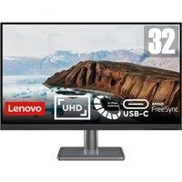 LENOVO L32p-30 31.5" 4K Ultra HD IPS LED Monitor - Black & Grey, Silver/Grey,Black