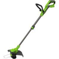 Greenworks Cordless String Trimmer 24V 30cm, Battery Powered Grass Strimmer, Auto Feed Head, Edger (Includes 20 Blades), Battery and Charger Not Included