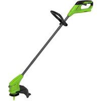 Greenworks 24V Cordless Strimmer Blade Grass Trimmer Battery Powered String Trimmer, 25cm Cutting Width, Includes 20 Blades, No Battery and Charger, Green