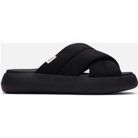 TOMS Women's Alpargata Mallow Crossover Vegan Sandals - Black/Black - UK 3