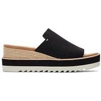 Toms Diana Canvas Mule - Black