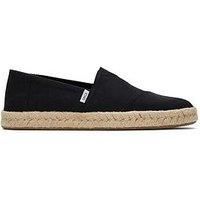 TOMS Men/'s ALP Rope 2.0 Platform, Black, 11.5 UK