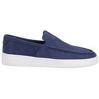 TOMS Men/'s TRVL LITE Loafer Flat, Cadet Blue Suede, 10 UK