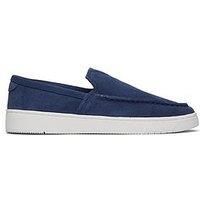 TOMS Men/'s TRVL LITE Loafer Flat, Cadet Blue Suede, 11 UK
