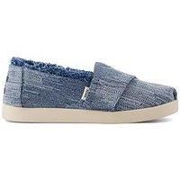 Toms Youth Alpargata Classic Espadrille Denim