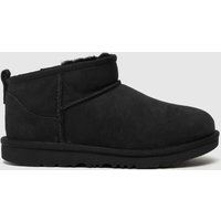 UGG Classic Ultra Mini Kids Black Classic Boots - K13 UK