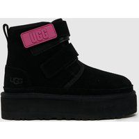 UGG black neumel platform Girls Junior boots