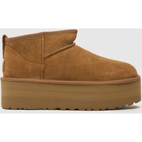 UGG Classic Ultra Mini Platform Suede Boots - UK 8