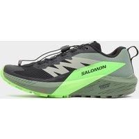 Salomon Men/'s Sense Ride Trail Running Shoes, Black/Laurel Wreath/Green Gecko, 11 UK