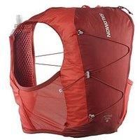 Salomon Adults Unisex Running Active Skin 8 Hydration Vest Set - Red/Black