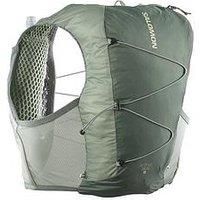 Salomon Adults Unisex Running Active Skin 8 Hydration Vest Set - Green