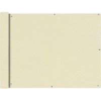 Balcony Screen Oxford Fabric 90x600 cm Cream