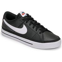 NIKE Men/'s Court Legacy Sneaker, Black White(Dark), 10 UK