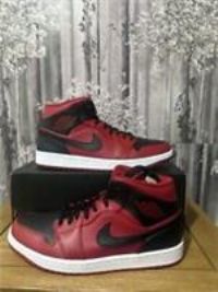 Air Jordan 1 Mid Shoes - Red
