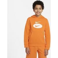 Nike Sportswear Older Kids' (Boys') Pullover Hoodie - Orange
