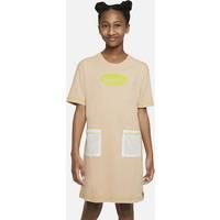 Nike Sportswear Icon Clash Older Kids' (Girls') Jersey Dress - Brown