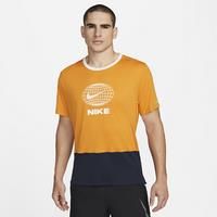 Nike Dri-FIT Heritage Men's Short-Sleeve Running Top - Orange