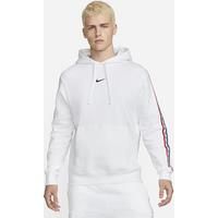 Nike Sportswear Men's Fleece Pullover Hoodie  White