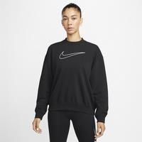 Nike Dri-FIT Get Fit Women's Graphic Crew-Neck Sweatshirt - Black