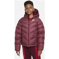 Nike Sportswear Older Kids' Synthetic-Fill Hooded Jacket - Red
