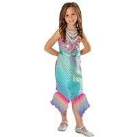 Rubies Official Colour Change Mermaid Kids Childs Fancy Dress Costume