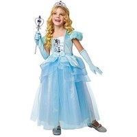 Bristol Novelty 3016295-6000 Blue Princess Costume, Girls, 5-6 Years Halloween Halloween