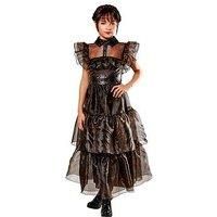 Rubie/'s 1000886XL000 Wednesday Rave /'N Dance Costume Addams Adult Fancy Dress, Girls, As Shown, 14-16 Years