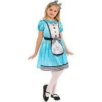 Rubies Official Alice Costume, Childrens Fancy Dress, Size Age 7-8