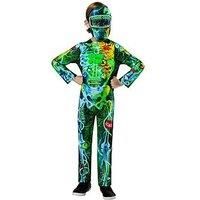 Rubies Official Gamer Skeleton Childs costume, Size 3-4 years