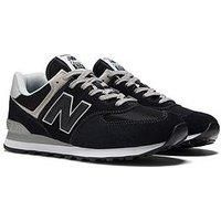 New Balance Mens 574 Trainers - Black