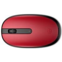 HP Bluetooth Mouse 240, Red, Bluetooth 5.1, Wireless, Precise Sensor Bluetooth Mouse, 1600 DPI Optical Mouse Sensor, USB Type A Dongle Included, Practical and Comfortable Ambidextrous Design