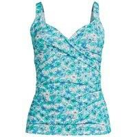 Plus V-Neck Wrap Tankini Top