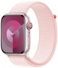 Apple Watch SeriesÂ 9 GPS + Cellular 45mm Pink Aluminium Case with Light Pink Sport Loop